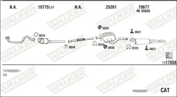WALKER VW25057