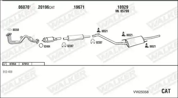 WALKER VW25058