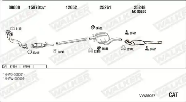 WALKER VW25067