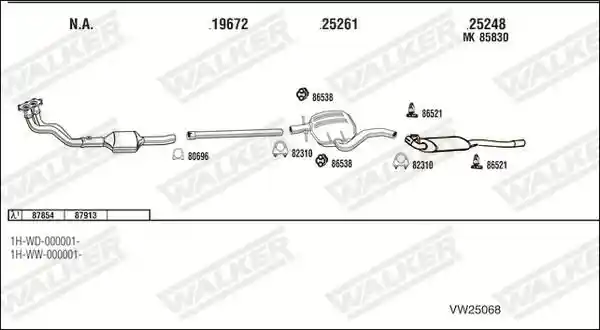 WALKER VW25068