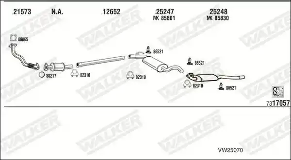 WALKER VW25070