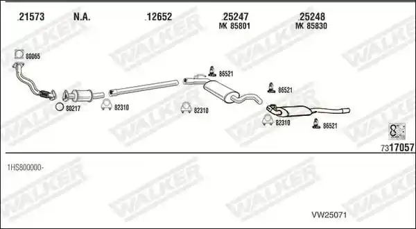 WALKER VW25071