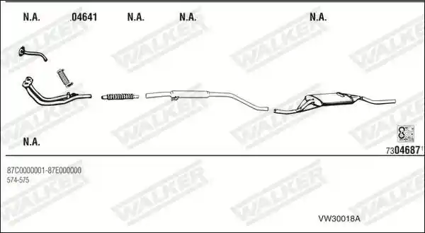 WALKER VW30018A