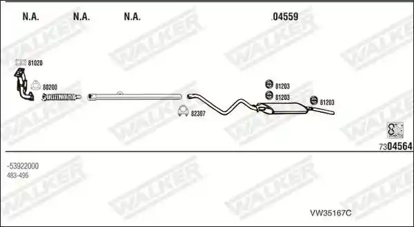 WALKER VW35167C