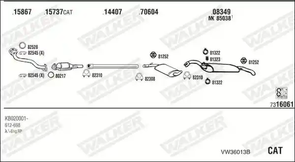WALKER VW36013B