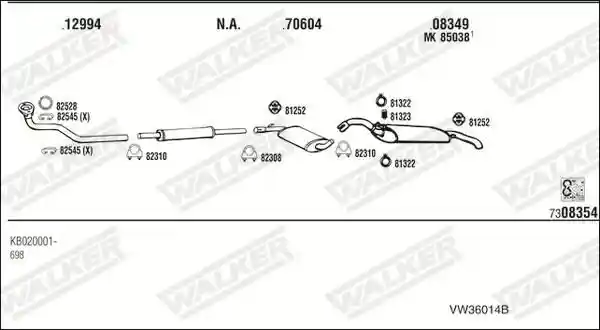 WALKER VW36014B