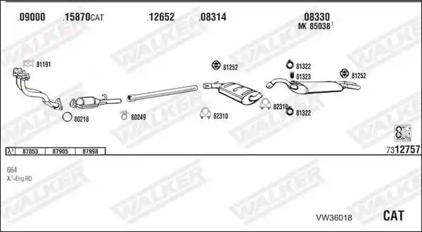 WALKER VW36018