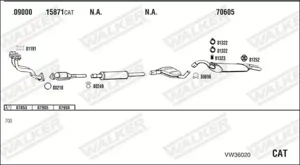WALKER VW36020