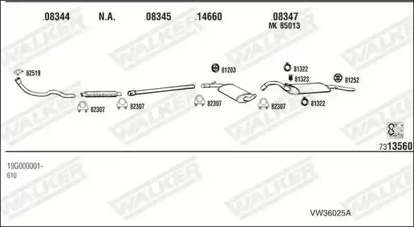 WALKER VW36025A