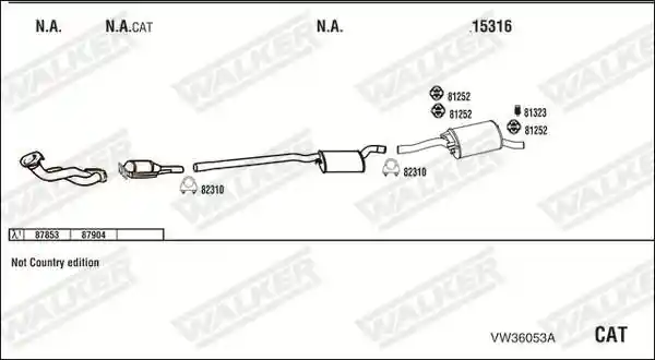 WALKER VW36053A