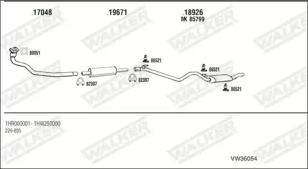 WALKER VW36054