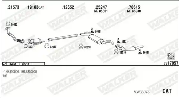 WALKER VW36078