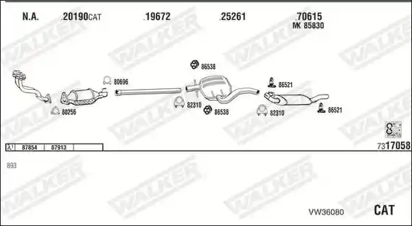 WALKER VW36080