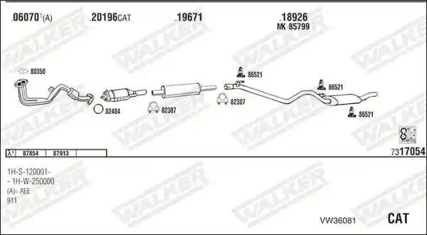 WALKER VW36081