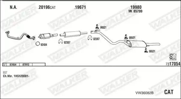 WALKER VW36082B