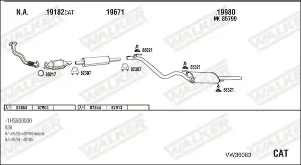WALKER VW36083