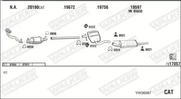 WALKER VW36087