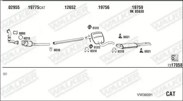 WALKER VW36091