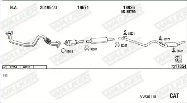 WALKER VW36118