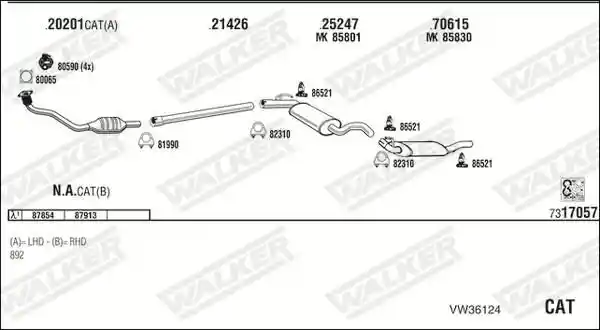 WALKER VW36124