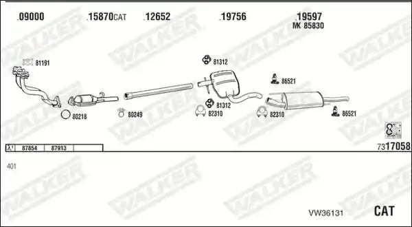 WALKER VW36131