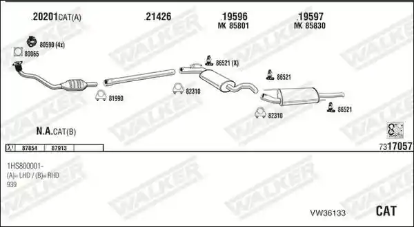 WALKER VW36133