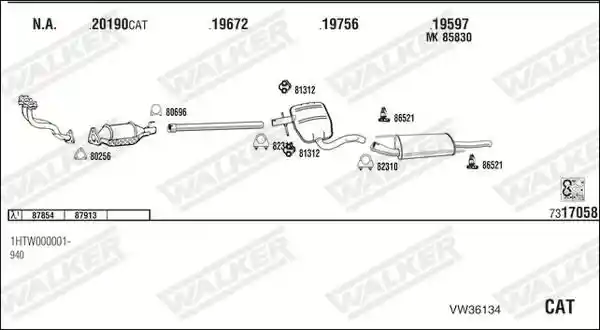 WALKER VW36134