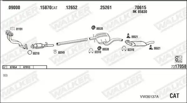 WALKER VW36137A