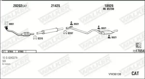WALKER VW36138