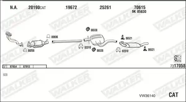 WALKER VW36140