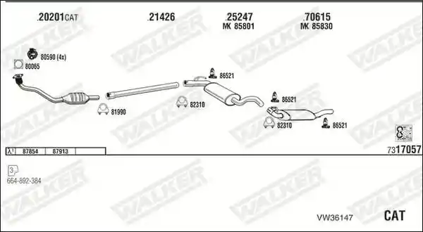 WALKER VW36147