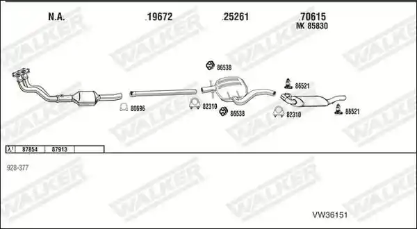 WALKER VW36151