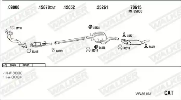 WALKER VW36153