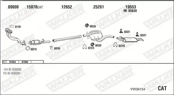 WALKER VW36154