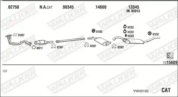 WALKER VW40165