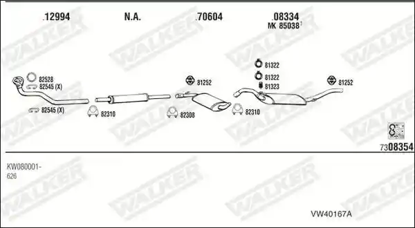 WALKER VW40167A