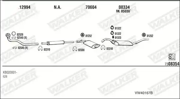 WALKER VW40167B