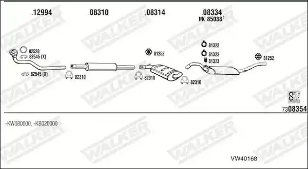 WALKER VW40168