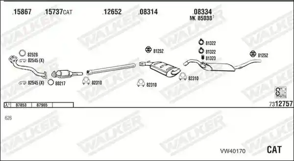 WALKER VW40170