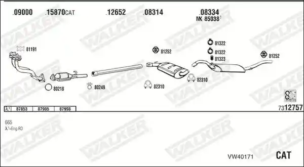 WALKER VW40171