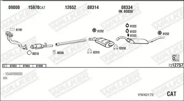 WALKER VW40172