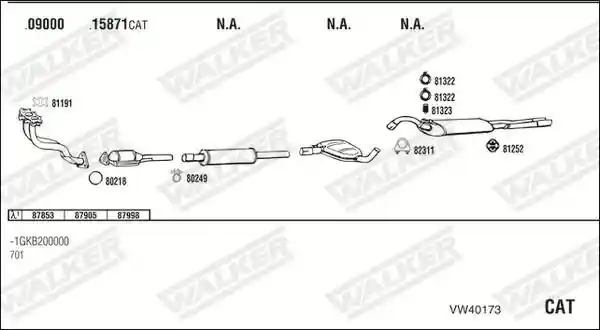 WALKER VW40173