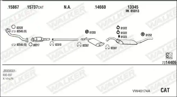 WALKER VW40174A