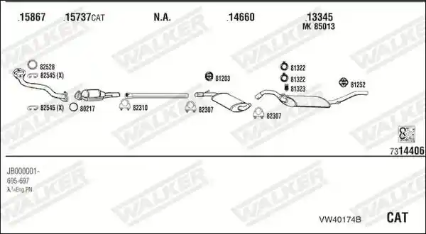 WALKER VW40174B