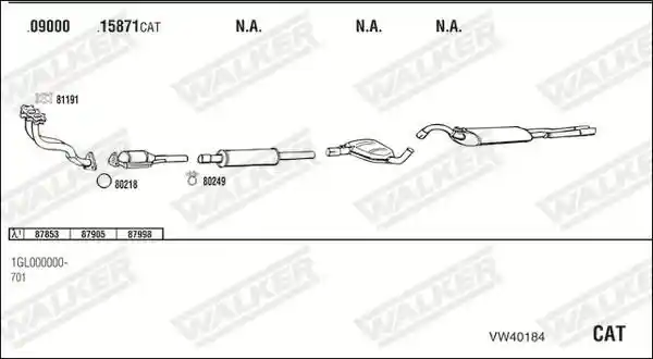 WALKER VW40184