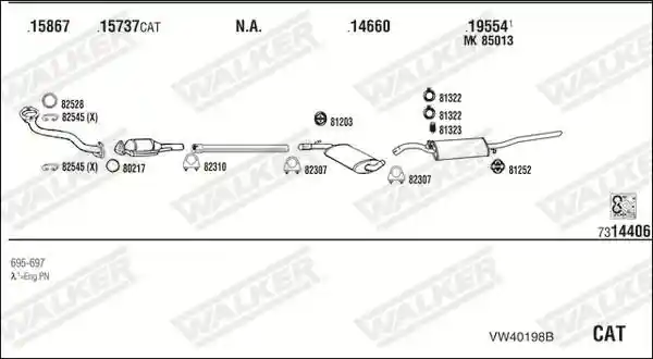 WALKER VW40198B