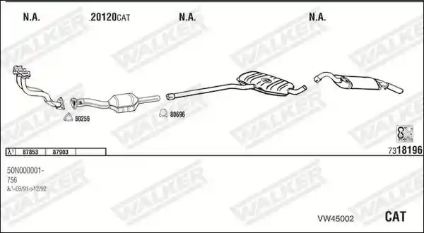 WALKER VW45002