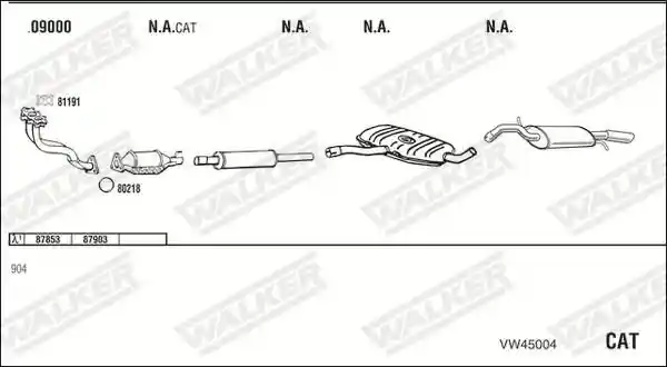 WALKER VW45004