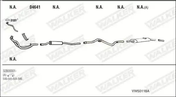 WALKER VW50118A