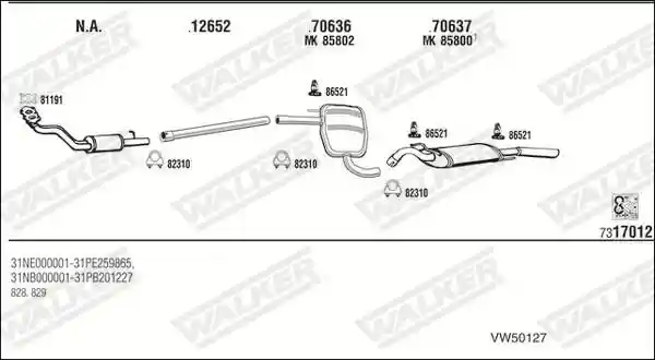 WALKER VW50127